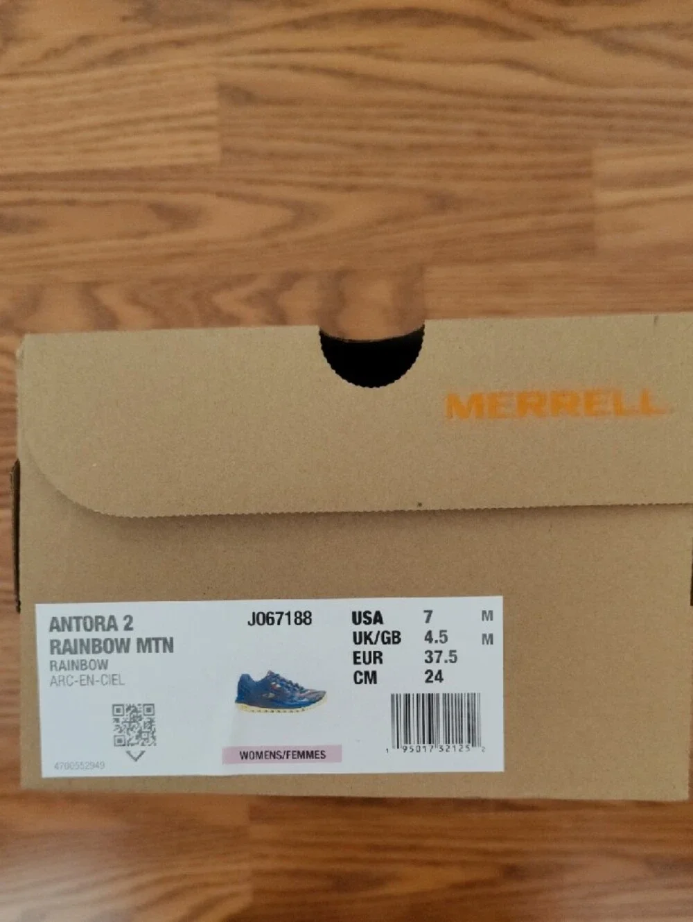 Merrell Women's Multicolor Trail Runners - Blue/Orange Accents